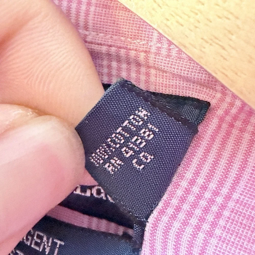 Polo Ralph Lauren Shirt Regent‎ Classic Long Sleeve Button Down Pink Men's 16.5